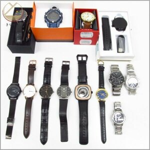 着物10 EMPORIO ARMANI/BURBERRYS/Paul Smith/ELGIN/TIMEX/他 腕時計 メンズ 大量 まとめ 13点 セット ジャンク品 ブランド品 ☆☆☆☆☆