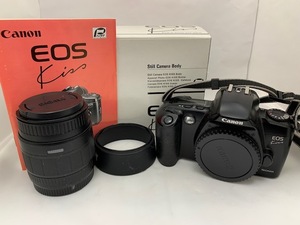 ☆1000円スタート☆ Canon　キャノン　EOS　KISS　PANORAMA　パノラマ　SIGMA　ZOOM 28-80mm 1:3.5-5.6　一眼レフ　フィルムカメラ ◆22773