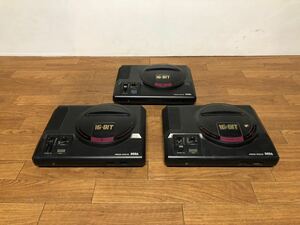 MD メガドライブ 本体 HAA-2510 MEGA DRIVE セガ SEGA 3点