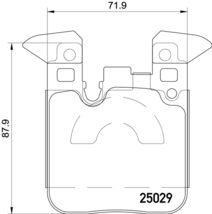 ブレンボ ブラックパッド リア左右セット ブレーキパッド 4シリーズ F36(グランクーペ) 4A20/4D20 P06 087 brembo BLACK PAD_画像4