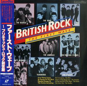 B00175416/LD/V.A.「ファースト・ウェーブ British Rock / The First Wave ブリティッシュ創世期 (1986年・SM058-3072)」