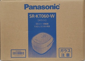 パナソニック　３合炊きＩＨジャー炊飯器　SR-KT060-W　未開封新品1年保証付き
