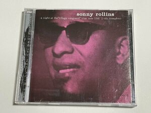 2枚組CD ソニー・ロリンズ Sonny Rollins『A Night At The Village Vanguard』1999年リマスター Blue Note 7243 4 99795 2 9 RVG Edition