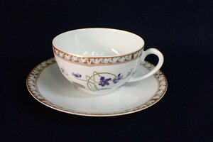 ★013007 Haviland LIMOGES FRANCE アビランド リモージュ カップ＆ソーサー ★