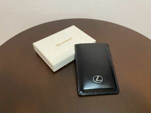 【希少】レクサス純正 カードキーケース 本革 ブラック LEXUS COLLECTION LS/GS/IS/RC/CT/RX/NX スマートキーケース 　