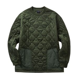 【完売品】ワークマン キルトポケットプルオーバー M カーキ 新品未使用 オリーブグリーン