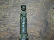 古いブロンズ像(2) 女性像/カリアティード/14cm/青銅/古代ギリシャ？エジプト？/時代不明_画像1