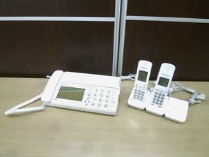 Panasonic パーソナルファクス KX-PD625-W おたっくす 子機2台付き ホワイト 中古 電話 基本動作確認済み パナソニック 苫小牧西店