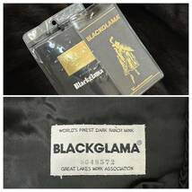 【貂商】h1906 AMERICAN Legend BLACKGLAMA ブラックグラマミンク ハーフコート セミロング ミンクコート 貂皮 mink身丈 約85cm_画像9