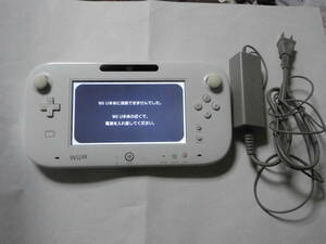 状態良好　任天堂 Wii U ゲームパッド　WUP-010　純正充電器付き　 動作確認済