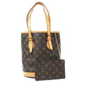 LOUIS VUITTON ルイ・ヴィトン バケットPM トートバッグ モノグラム M42238 レディース 中古