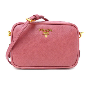 PRADA プラダ サフィアーノ ショルダーバッグ ピンク 1N1674 レディース 中古 美品