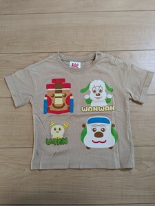 いないいないばあ　わんわん　80cm　半袖Tシャツ