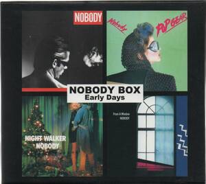 【難あり】【送料無料】 NOBODY ～ Early Days ～ 7CD BOX 2011年盤 KL-002～8 ノーバディ アーリーデイズ 7枚組 CDボックス 木原敏雄 相沢