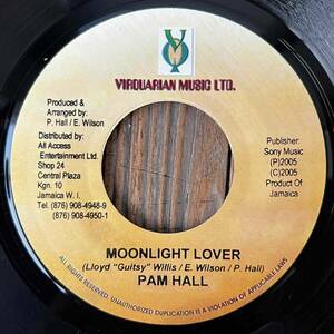 ★2005！JOYA LANDYS cover lovers！Sweet & Mellow！【Pam Hall - Moonlight Lover / Outa Aada】7inch Virquarian Music Ltd. JA