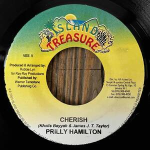 ★レア！2005！KOOL & THE GANGの大ヒット曲哀愁Cover Lovers！Sweet & Mellow！【Prilly Hamilton - Cherish】7inch Island Treasure JA