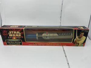 中古　スターウォーズ エピソード1 ファントム・メナス オビ=ワン・ケノービ ライトセーバー ハズブロ　現状品