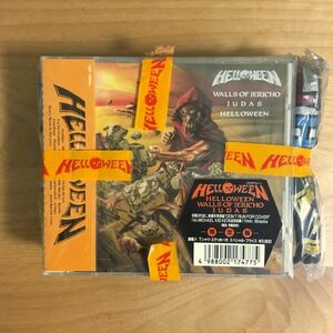 【新品未開封 SEALED! CD+Tシャツ】 ハロウィン HELLOWEEN / WALLS OF JERICHO ウォールズ・オブ・ジェリコ (VDPG-1) 80S OBI 廃盤 国内盤