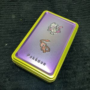 ポケットモンスター ポケモン pokemon 海外　レトロ　メリーチョコレート　空き缶　缶ケース　ミュウ　ミュウツー