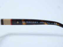 ＜本物 未使用品 BURBERRY バーバリー メガネフレーム ITALY製　黒ぶち セルフレーム B2207-D＞-6.53.4　☆定形外290円☆_画像8