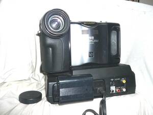 シャープ Hi8ビデオカメラ VL-HL100(ビューカムステーション・バッテリー・テレコン付）動作品