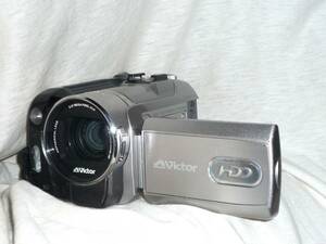 ビクター デジタルビデオカメラ GZ-MG575-S(40GB HDD内臓)バッテリー付き・動作品