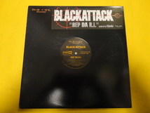 Black Attack Rep Da R.I. オリジナル原盤 12 激渋 HIPHOP アングラ・サウンド DJ HONDA プロデュース　視聴_画像1