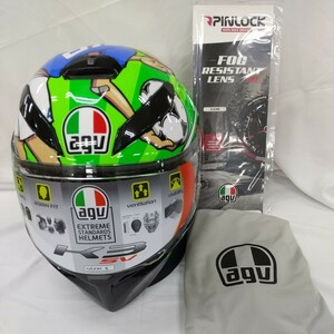 030190MF009-S エージーブイ AGV フルフェイスヘルメット K3 SV ROSSI MUGELLO 2017 Sサイズ (55-56cm) 805109345998 20240127