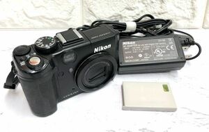 Nikon ニコン COOLPIX クールピクス P6000 コンパクトデジタルカメラ 簡単操作確認済 バッテリー、充電器付 fah 1S193