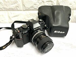 Nikon ニコン F-301 一眼レフフイルムカメラ Zoom-NIKKOR 35～70mm 1:3.3～4.5 レンズ 動作未確認 ケース付 fah 1S212
