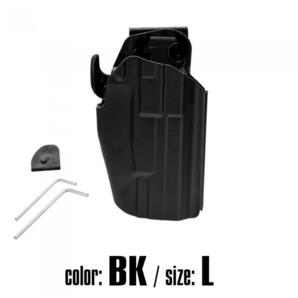 LAYLAX マルチフィットコンパクトホルスター MULTI FIT COMPACT HOLSTER BK 右用 Lサイズ タクティカル