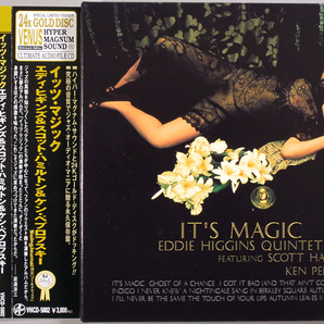 (紙ジャケ GOLD CD) Eddie Higgins 『It's Magic（イッツ・マジック）』 VHCD-5002 エディ・ヒギンズ Ken Peplowski, Scott Hamilton Venusの画像1