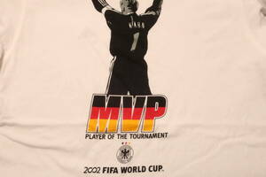 ドイツ代表 KAHN 2002 ワールドカップ MVP Tシャツ (L) 白