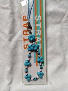 * strap * hibiscus ...* turquoise blue * new goods unopened 