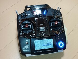 美品 Futaba フタバ T10J 10J プロポ 送信機 t-fhss s-fhss 2.4ギガ 2.4g ヘリコプター 飛行機 ドローン　 10ch 10チャンネル ラジコン