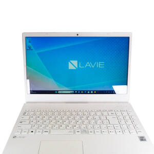 中古　ノートパソコン　NEC LAVIE 15.6型 PC-N1530CAW-E3 Core i3-10110U 2.10GHz 8GB SSD256GB ホワイト