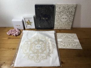 1-189 CHRISTIAN DIOR クリスチャンディオール Dior ディオール ノベルティ グッズセット ノート 巾着 シュシュ ピン おまとめ 未使用 