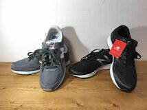 1-307 New Balance ニューバランス NB スニーカー 2点 セット サイズ 28cm ブラック 黒 グレー 男性用 メンズ シューズ くつ 未使用 _画像1