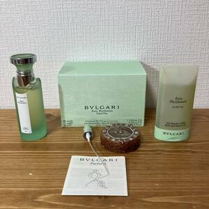 1-75 BVLGARI ブルガリ 香水 フレグランス オ・パフメ オーデコロン バス &シャワージェル 化粧石鹸 トランスペアレント ソープ セット