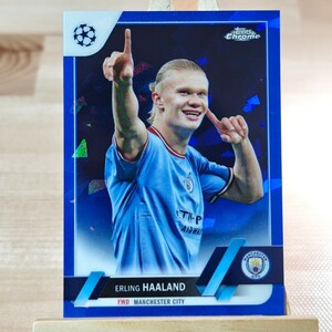 アーリング・ハーランド 2022-23 Topps Chrome UCC Sapphire Erling Haaland Variation SP Case Hit Manchester City