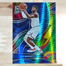 75枚限定 RJ・バレット 2021-22 Panini Spectra RJ Barrett Red Yellow Green Tmall Asia Prizm 47/75 ニューヨーク・ニックス_画像1