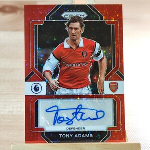 トニー・アダムス 2022-23 Panini Prizm EPL Tony Adams Red Star Auto Arsenal Autograph 直筆サインカード