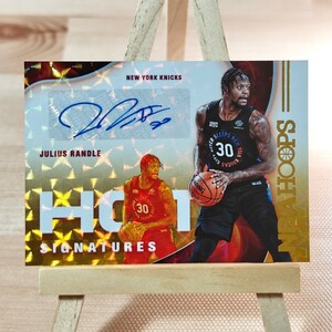 ジュリアス・ランドル 2021-22 Panini Hoops Julius Randle Hot Autograph Auto Knicks 直筆サインカード