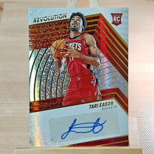 タリ・イーソン 2022-23 Panini Revolution Rookie Tari Eason Auto RC SP Rockets 直筆サインカード