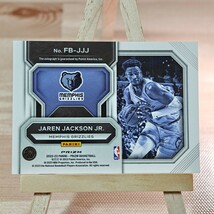 ジャレン・ジャクソンJr. 2022-23 Panini Prizm Jaren Jackson Jr. Fast Break Auto Prizm GRIZZLIES 直筆サインカード_画像2