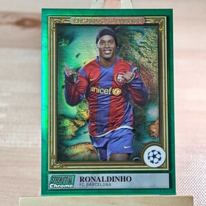 99枚限定 ロナウジーニョ 2022-23 Topps Stadium Club Chrome UEFA Legends of Europe Ronaldinho 38/99