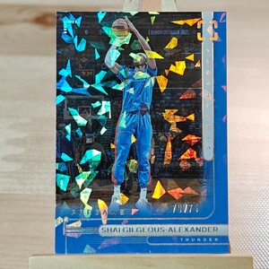 75枚限定 シェイ・ギルジアス・アレクサンダー 2022-23 Panini Photogenic Pregame Shai Gilgeous-Alexander Cracked Ice 70/75 サンダー