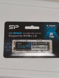 シリコンパワー SSD 2TB 3D NAND M.2 2280 PCIe3.0×4 NVMe1.3 P34A60シリーズ
