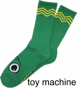 TOY MACHINE TURTLE BOY SOCKトイマシーン ソックス クルーソックス