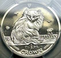 【英領マン島プラチナ貨】(PCGS-MS68 1/5オンス（6.2g)純プラチナ 1995年銘)_画像1